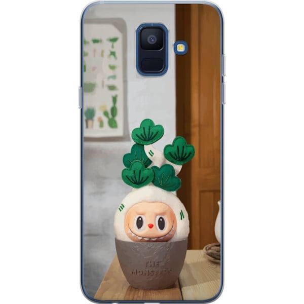 Samsung Galaxy A6 (2018) Genomskinligt Skal THE MONSTERS Naughty Plants