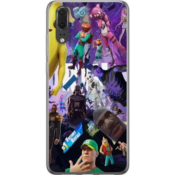 Huawei P20 Gjennomsiktig deksel Fortnite