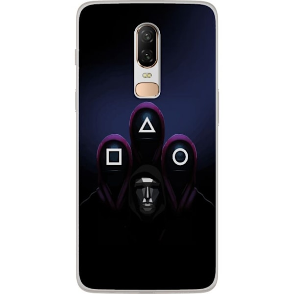 OnePlus 6 Gjennomsiktig deksel Squid Game 2