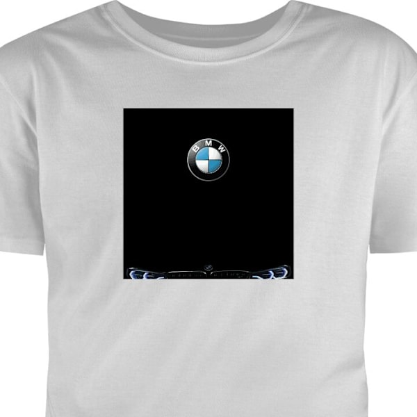 Børne T-shirt | Behagelig T-shirt til Børn BMW grå 5-6 År