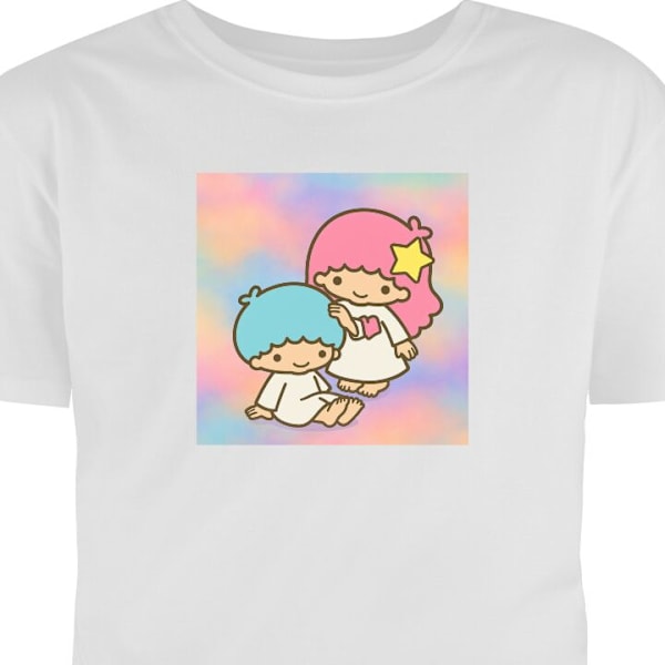 Lasten T-paita | Mukava T-paita Lapsille Kawaii Sanrio Kiki Lo valkoinen 9-11 Vuotta