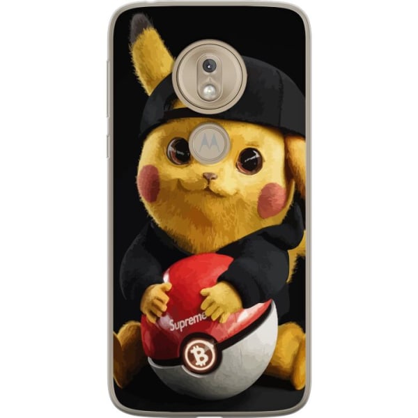 Motorola Moto G7 Play Genomskinligt Skal Pikachu Supreme