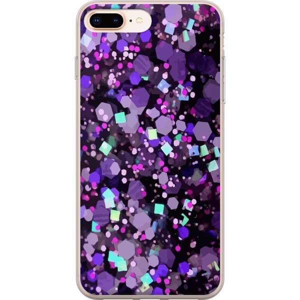 Yhteensopiva Puhelinkuori Apple iPhone 8 Plus Violetti Kimalle