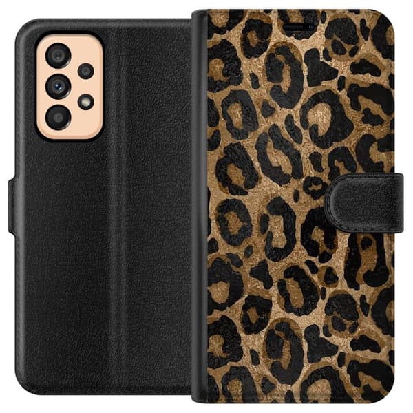 Kompatibelt Plånboksfodral till Samsung Galaxy A53 5G Leopard Luxe