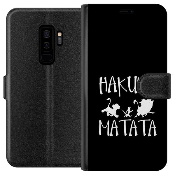 Kompatibel Tegnebogsetui til Samsung Galaxy S9+ Hakuna Matata