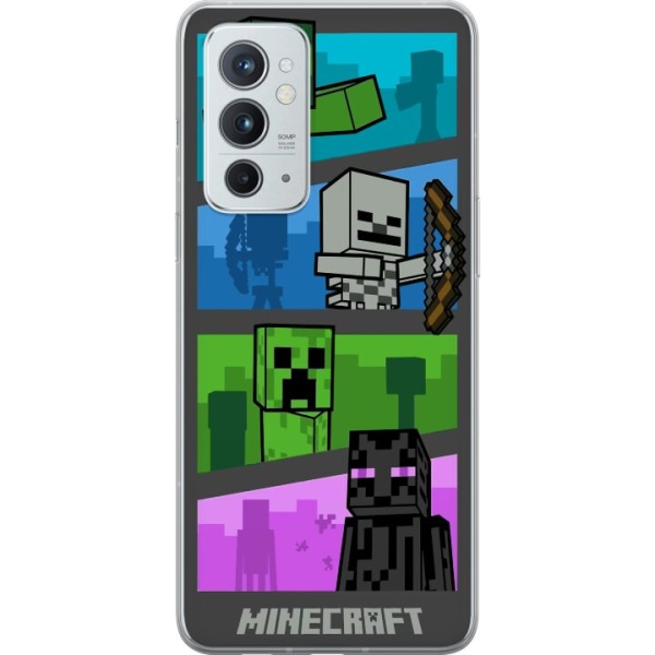 OnePlus 9RT 5G Läpinäkyvä kuori Minecraft