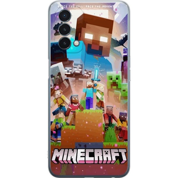 OnePlus Nord N200 5G Gennemsigtig cover Minecraft