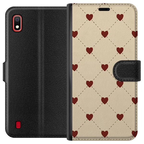 Samsung Galaxy A10 Lommeboketui Hjertegrind