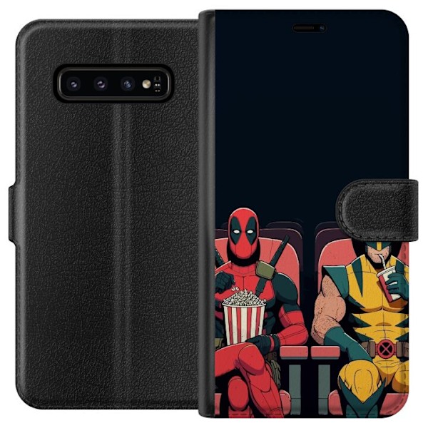 Samsung Galaxy S10 Tegnebogsetui Deadpool & Wolverine