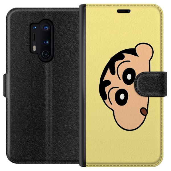 OnePlus 8 Pro Tegnebogsetui Peeking Shinchan