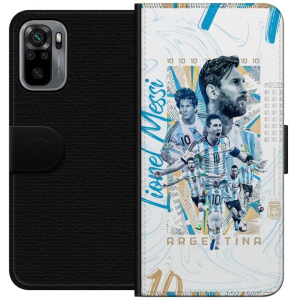 Xiaomi Redmi Note 10S Lommeboketui Lionel Messi