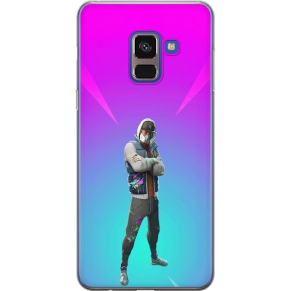 Samsung Galaxy A8 (2018) Genomskinligt Skal black knight fortn