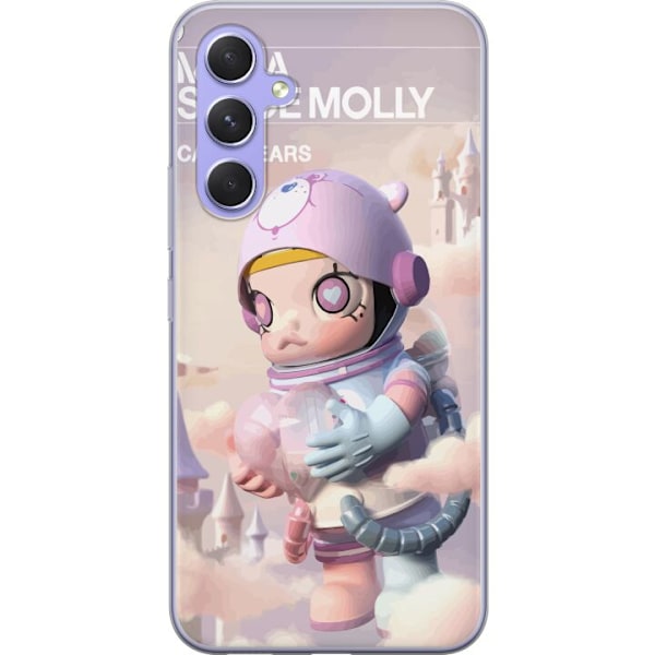 Samsung Galaxy A54 Läpinäkyvä kuori Mega Space Molly Care B