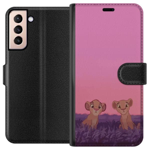 Kompatibelt Plånboksfodral till Samsung Galaxy S21 Pink