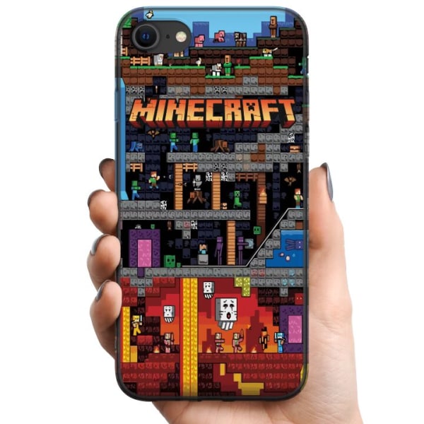 Apple iPhone 8 TPU Mobildeksel Minecraft