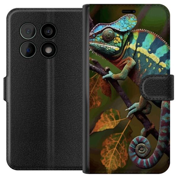 OnePlus 10 Pro Tegnebogsetui Edderkop Grafisk Streetwear Design Dyremønster Moderne Bylivsstil Populært Motiv Kreativ Kunst Trend