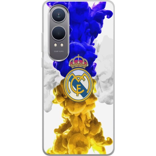 OnePlus Nord CE4 Lite Läpinäkyvä kuori Real Madrid Värit