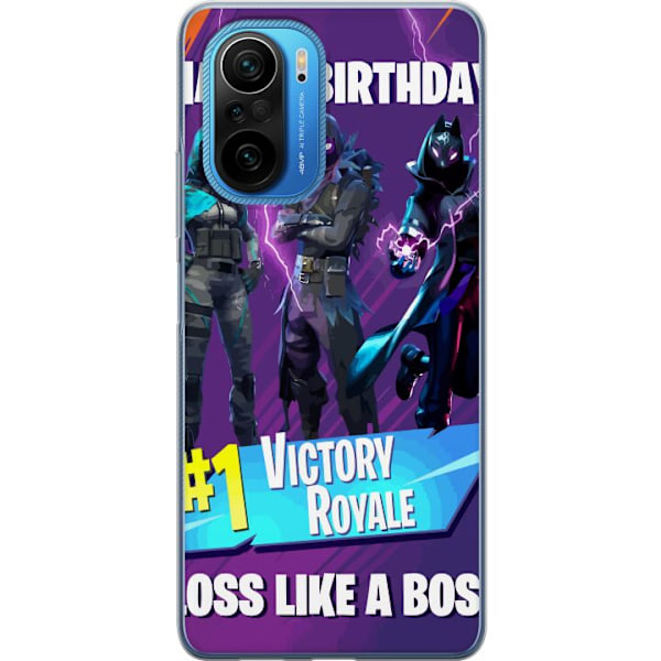 Xiaomi Poco F3 Gennemsigtig cover Fortnite