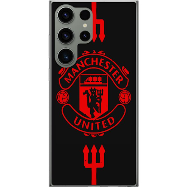 Samsung Galaxy S23 Ultra Gennemsigtig cover ManchesterUnited