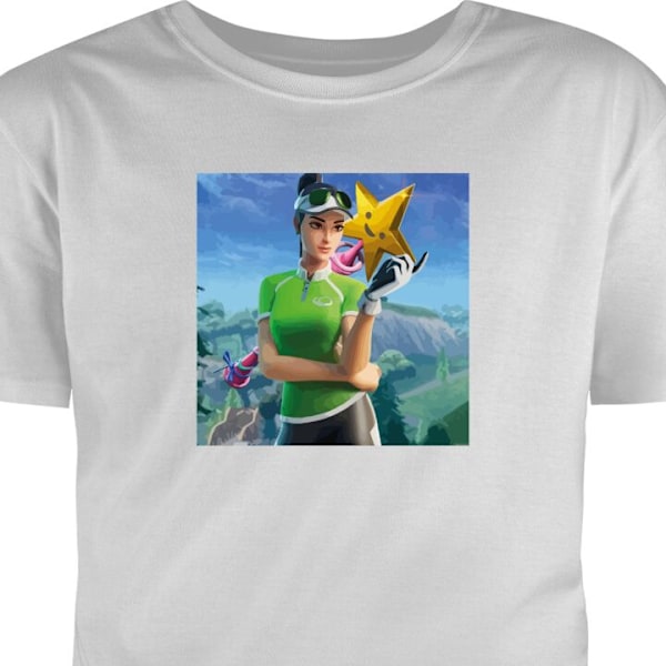 Barn-T-shirt | Bekväm T-shirt för Barn Fortnite grå 2-3 År