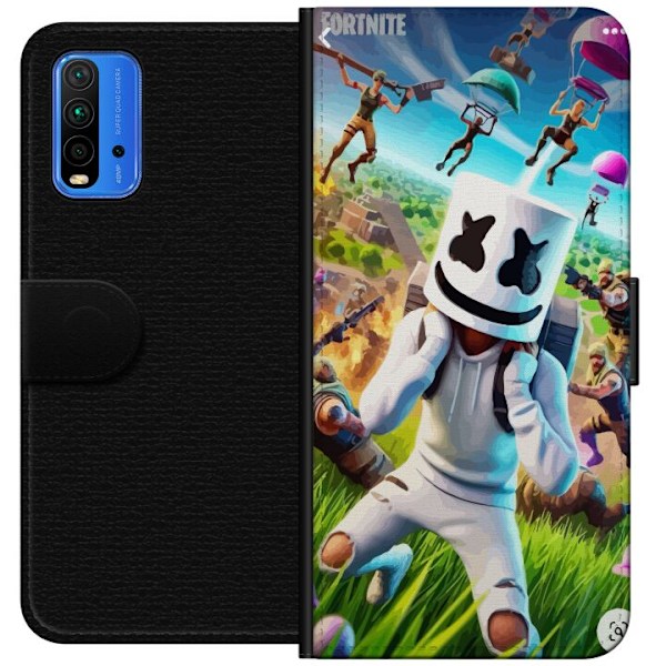 Xiaomi Redmi Note 9 4G Plånboksfodral Fortnite