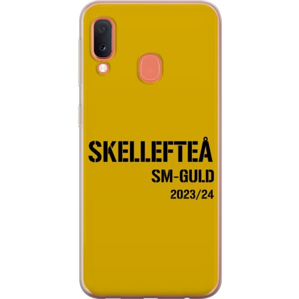 Samsung Galaxy A20e Gennemsigtig cover Skellefteå SM GULD