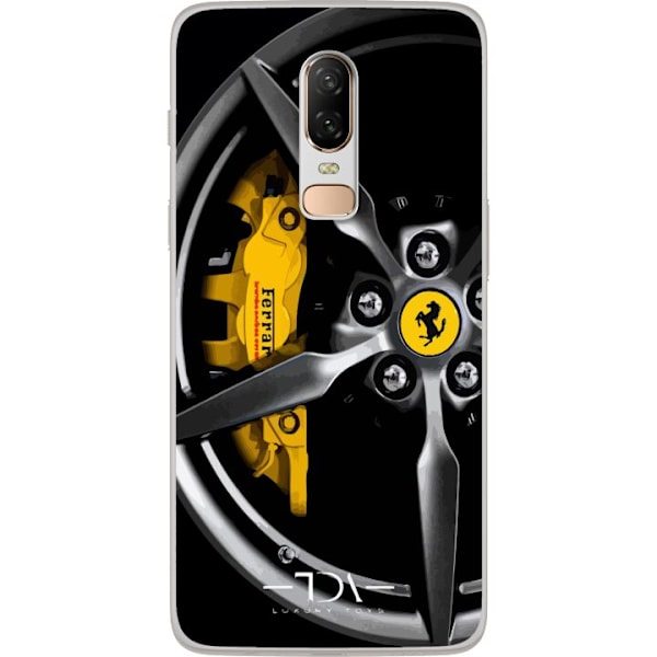 OnePlus 6 Genomskinligt Skal Ferrari Bil