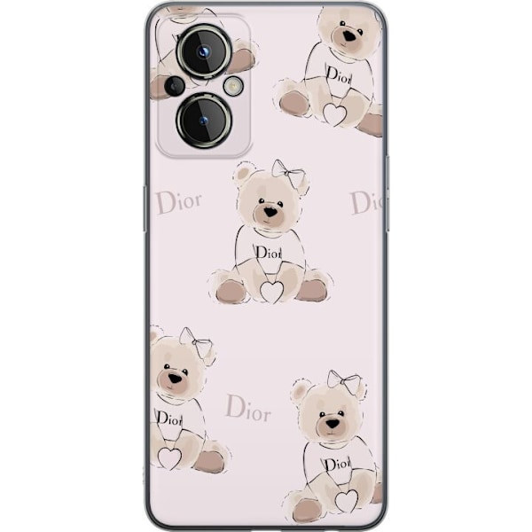 OnePlus Nord N20 5G Gennemsigtig cover Teddy Dior Vibes - luksuriøs bamse i modetil