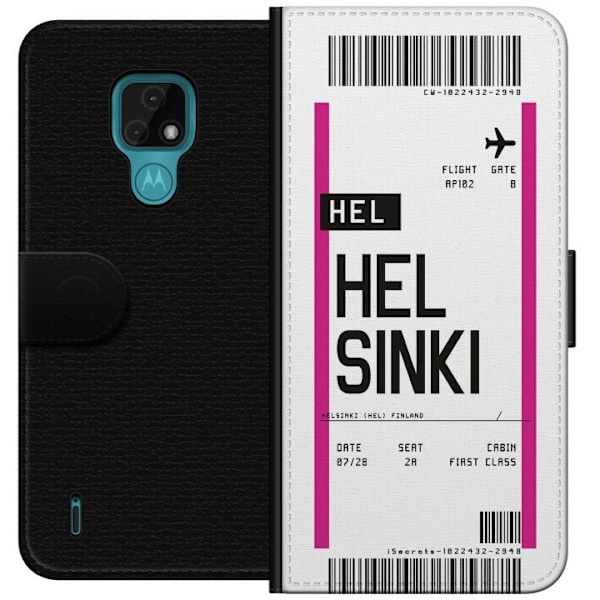 Motorola Moto E7 Tegnebogsetui Helsingfors