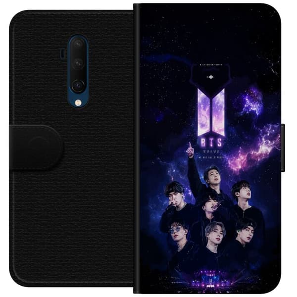 Kompatibel Tegnebogsetui til OnePlus 7T Pro BTS lilla