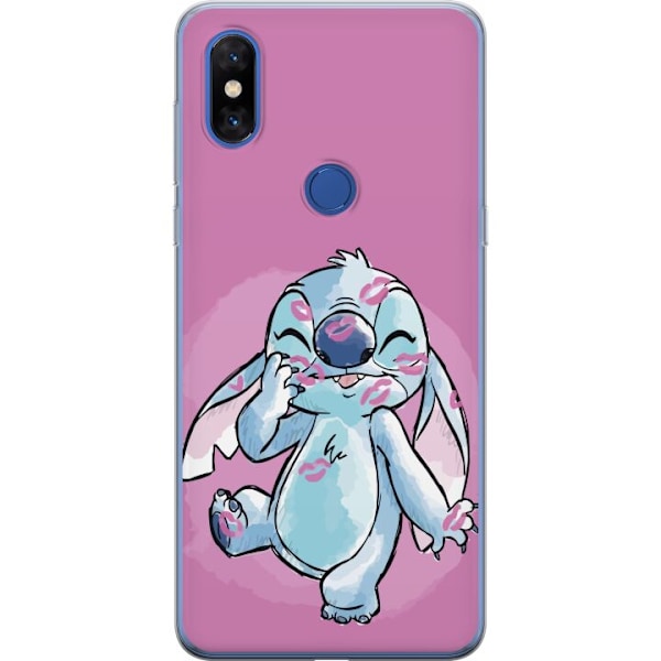 Xiaomi Mi Mix 3 Genomskinligt Skal Stitch Puss