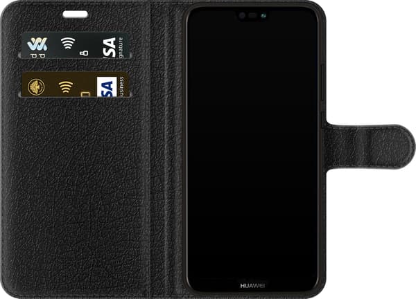 Kompatibelt Lommeboketui til Huawei P20 lite Rosa strösselmunk rosa