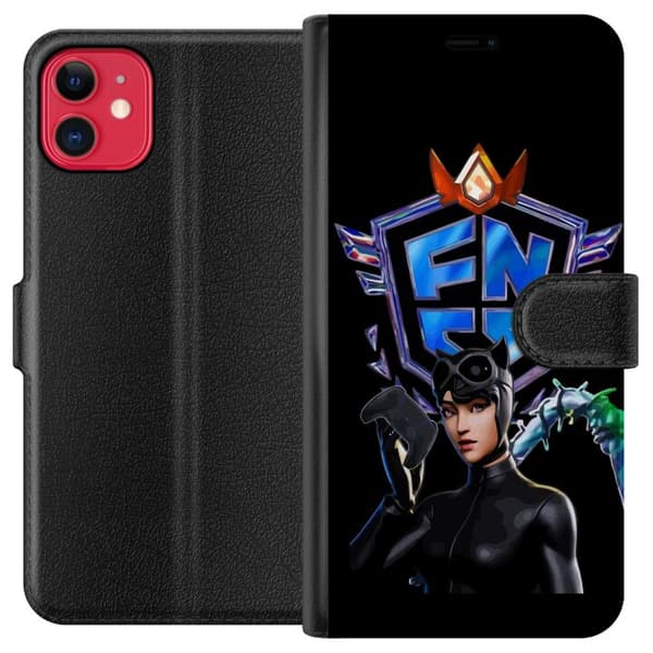 Kompatibel Tegnebogsetui til Apple iPhone 11 Fortnite