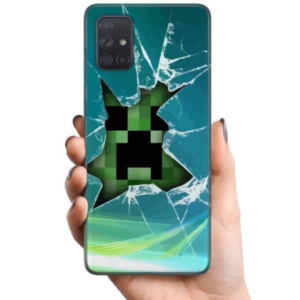 Samsung Galaxy A71 TPU Mobilskal MineCraft