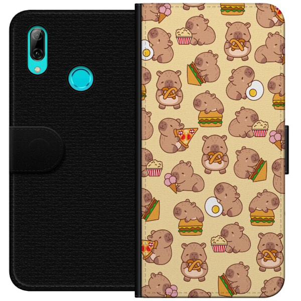 Huawei P smart 2019 Plånboksfodral Kawaii capybara mobilskal