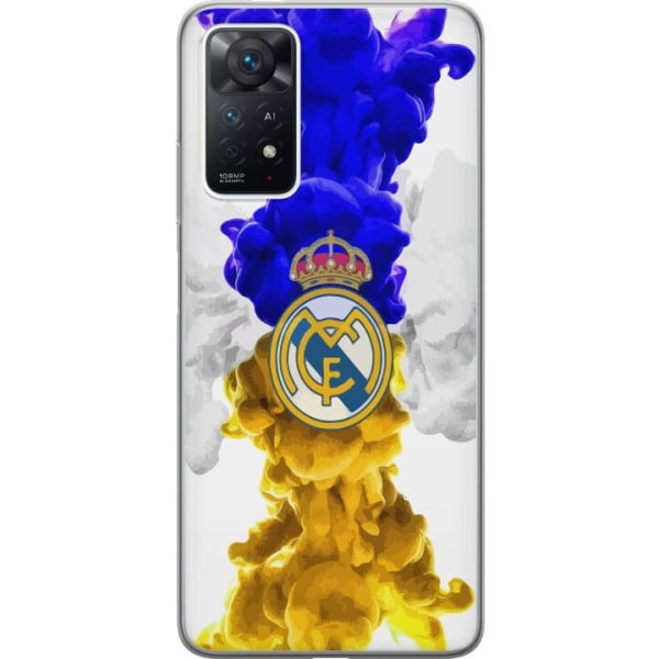 Xiaomi Redmi Note 11 Pro Gennemsigtig cover Real Madrid Farver
