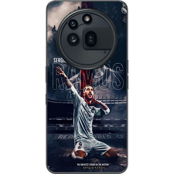 Nothing Phone (3a) Pro Gennemsigtig cover Ramos Fodboldlegende Motiv Spiller Real Madrid Spanien Tilbage Ikonisk Navn Fodboldstjerne Sport