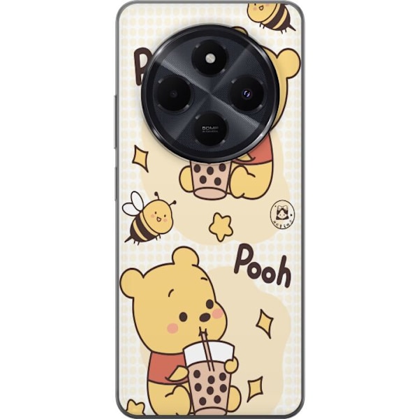 Xiaomi Redmi A4 Genomskinligt Skal Nalle Pooh Style – klassiskt björnmotiv i ny tolkning