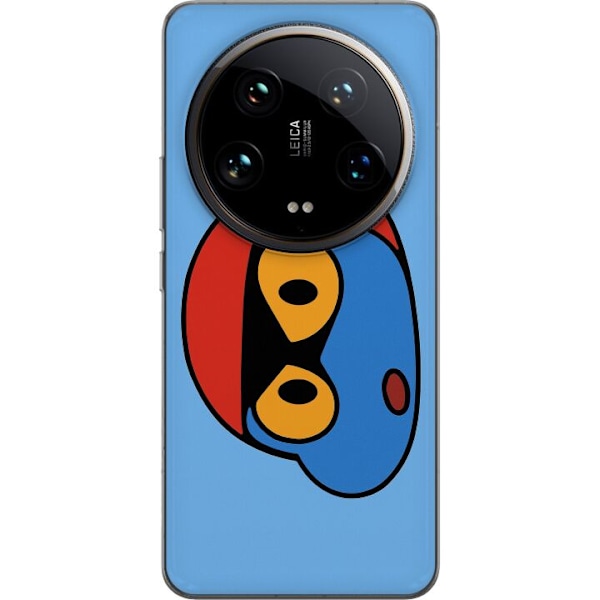 Xiaomi 14 Ultra Läpinäkyvä kuori Bold Bot Head