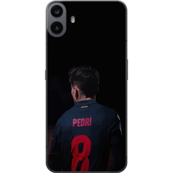 Nothing CMF Phone 1 Läpinäkyvä kuori Pedri FC Barcelona Jalkapallo Espanjalainen Keskikenttäpelaaja Maali Urheilumotivaatio Fanit Lapset Nuoret