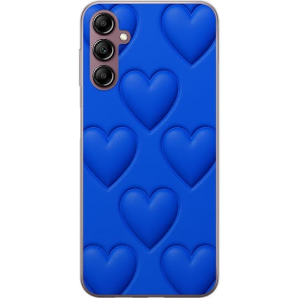 Kompatibelt Mobildeksel til Samsung Galaxy A14 5G Blå Hjerter