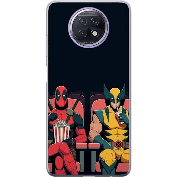 Xiaomi Redmi Note 9T Gjennomsiktig deksel Deadpool & Wolverine