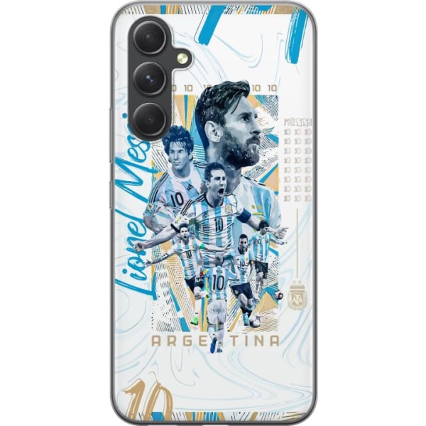 Samsung Galaxy S24+ Läpinäkyvä kuori Lionel Messi