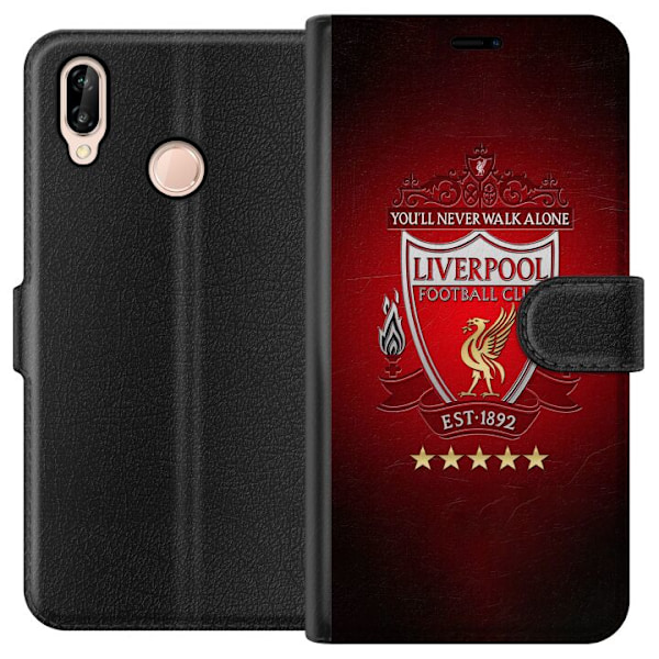 Huawei P20 lite Tegnebogsetui YNWA Liverpool