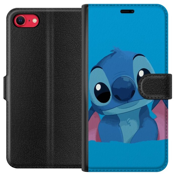 Apple iPhone SE (2022) Lommeboketui Stitch Blå