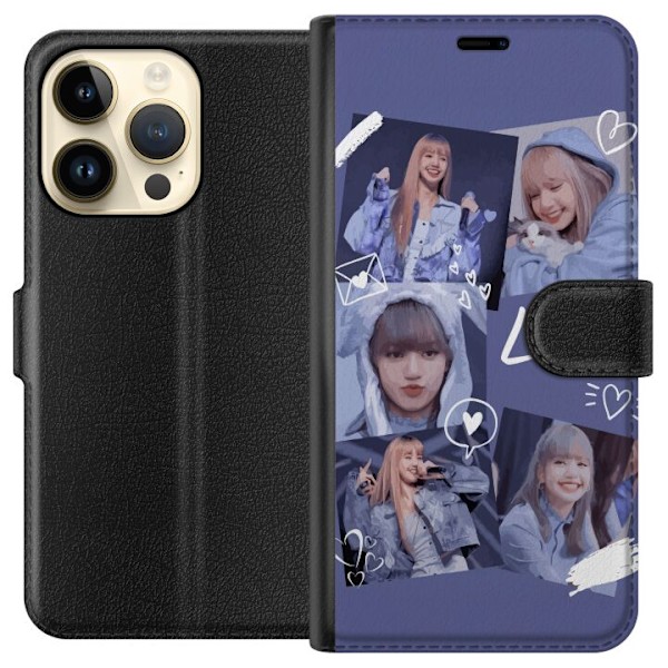 Apple iPhone 15 Pro Plånboksfodral Lisa Blackpink – Aesthet