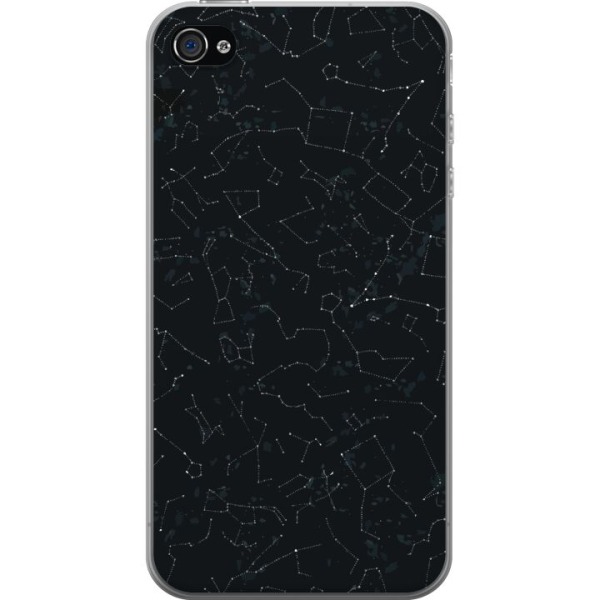 Apple iPhone 4 Gennemsigtig cover Stjerneklar himmel