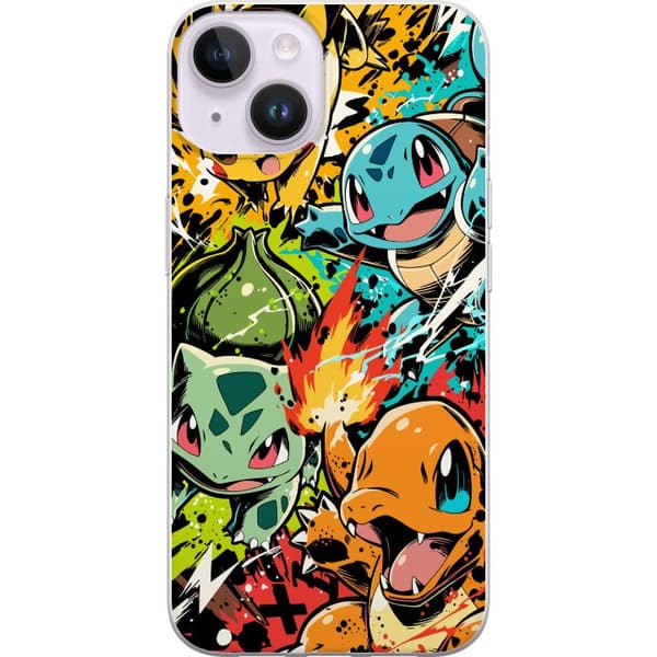 Kompatibelt Mobildeksel til Apple iPhone 14 Fargerik graffitiinspirert actiondesign med eksplosive fargesprut