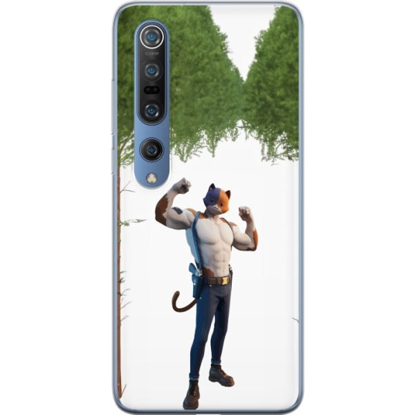 Xiaomi Mi 10 Pro 5G Gennemsigtig cover Fortnite - Meowscles
