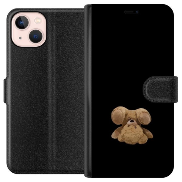 Apple iPhone 13 mini Lompakkokotelo Ylösalaisin oleva karhu